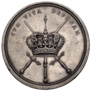 August II- medal autorstwa H. P. Groskurta wybity z oka...
