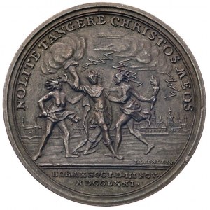 porwanie króla Stanisława Augusta medal autorstwa I. L....