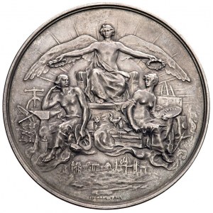 Powszechna Wystawa Krajowa we Lwowie 1894, medal autors...