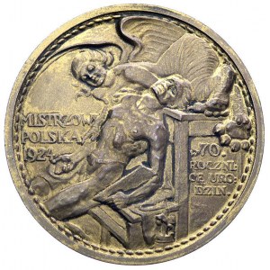 Jacek Malczewski- medal Jana Raszki 1924 r., Aw: Popier...