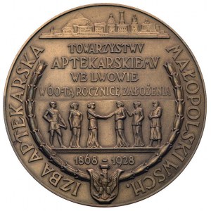 60. rocznica Towarzystwa Aptekarskiego we Lwowie 1928 r...