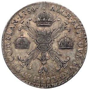 talar 1786, Mediolan, Herinek 1388, Dav. 1388, justowan...