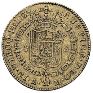 Karol III, 1759-1788, 4 escudo 1788 M, Madryt, Fr. 284,...