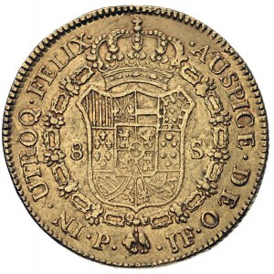 Karol IV 1788-1808, 8 escudo 1800/P-JF, Popayan, Cayon ...
