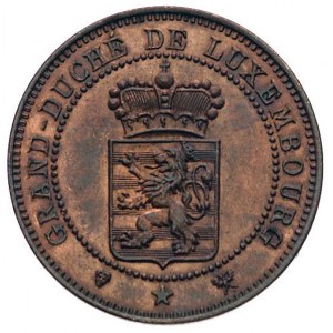 5 centimów 1889, ESSAI (próba), KM 13, miedź, wybito 10...