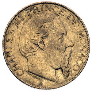 Karol III 1856-1889, 20 franków 1879/A, Paryż, Fr. 12, ...