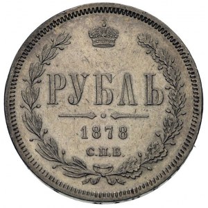 rubel 1878, Petersburg, Bitkin 71, Uzd. 1933