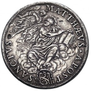 Innocenty XI 1676-1689, piastra AN I (1676), Berman 209...