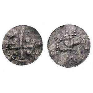 denary; arcybiskup Aribo 1021-31, Dbg 877 19 mm, 1.30 g...