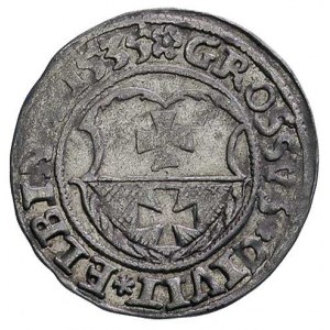 grosz 1535, Elbląg, drobne niedobicie mennicze