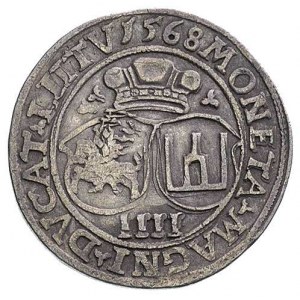 czworak 1568, Wilno, interpunkcja w postaci trójlistków...