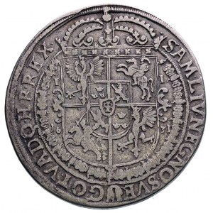 talar 1631, Bydgoszcz, herb Półkozic pod popiersiem kró...