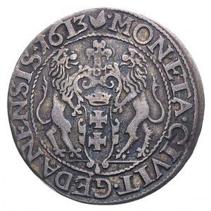 ort 1613, Gdańsk, kropka za łapą niedźwiedzia, T. 1,50,...