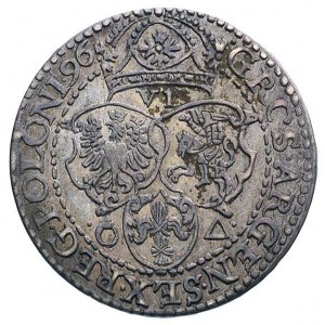 szóstak 1596, Malbork, ładna ciemna patyna