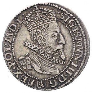szóstak 1599, Malbork, odmiana z małą głową króla, paty...