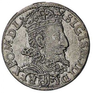 trojak 1602, Kraków, odwrócona 2 w dacie, moneta wybita...