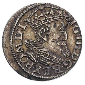 trojak 1619, Ryga, odmiana ze średnią głową króla, Krug...