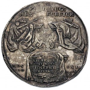 szeląg 1715, Gdańsk, T. 6, drobna wada mennicza, moneta...