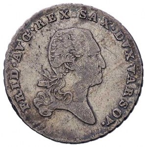 1/6 talara 1814, Warszawa, Plage 107, rzadka moneta, pa...