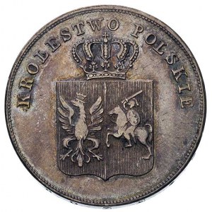5 złotych 1831, Warszawa, Plage 272, ciemna patyna