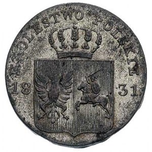 10 groszy 1831, Warszawa, łapy Orła zgięte, Plage 279, ...