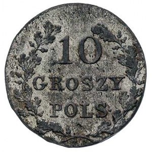 10 groszy 1831, Warszawa, łapy Orła zgięte, Plage 279, ...