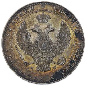 3/4 rubla = 5 złotych 1838, Warszawa, po 5-tym pęczku l...