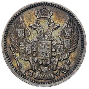 20 kopiejek = 40 groszy, 1850, Warszawa, Plage 397, Bit...
