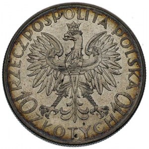 10 złotych 1933, Warszawa, Traugutt, Parchimowicz 122, ...