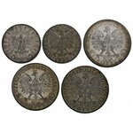 zestaw monet 10 złotych: 1932 Głowa Kobiety (ze znakiem...