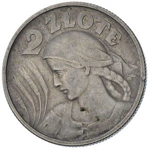 2 złote 1924, Filadelfia, Głowa Kobiety z kłosami, mone...
