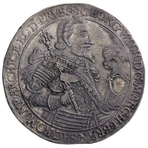 talar 1636 Królewiec, Bahr. 1523, Dav. 6151, moneta wyb...