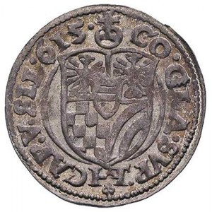 3 krajcary 1615, Oleśnica, F.u.S. 2201, ładna moneta z ...