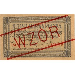 1 marka polska 17.05.1919. seria IAC, WZÓR, Miłczak 19b