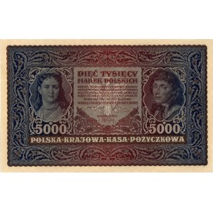 5.000 marek polskich 7.02.1920, II Serja J, Miłczak 31a