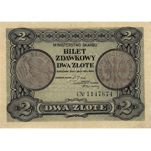 2 złote 1.05.1925, Seria C No 1147874 Miłczak 60