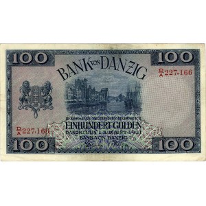 100 guldenów 01.08.1931, seria D/A 227,166, Miłczak G50