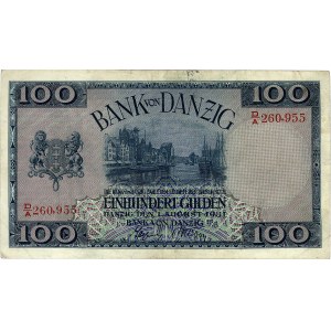 100 guldenów 01.08.1931, seria D/A 260,955, Miłczak G50