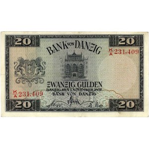 20 guldenów 01.11.1937, Miłczak G53b