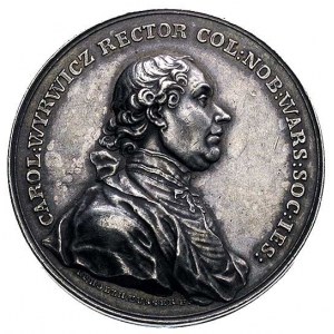 Karol Wyrwicz- medal autorstwa j. F. Holzhaeussera wybi...