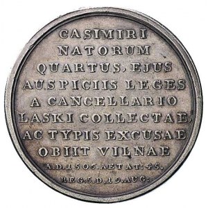 Aleksander Jagiellończyk- medal ze świty królewskiej au...
