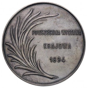 Powszechna Wystawa Krajowa we Lwowie 1894 r, medal auto...