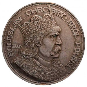 900- rocznica koronacji Bolesława Chrobrego-medal autor...