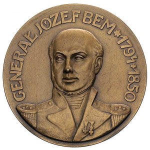 generał Józef Bem- medal autorstwa St. Popławskiego 192...