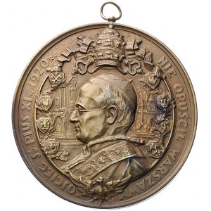 10 rocznica Cudu nad Wisłą- medal autorstwa St. R. Kożb...