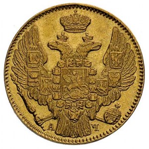 5 rubli 1843, Petersburg, Bitkin 21, Fr. 155, złoto 6.4...