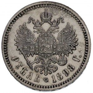rubel 1898, Petersburg, Bitkin 43