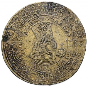 Jan III 1568-1592, dwutalar bez daty, Sztokholm, Aw: Pó...