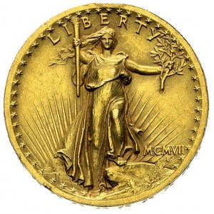 20 dolarów (\Rzymska Data\) 1907