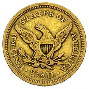 2 1/2 dolara 1851, Filadelfia, starszy typ rewersu, Fr....